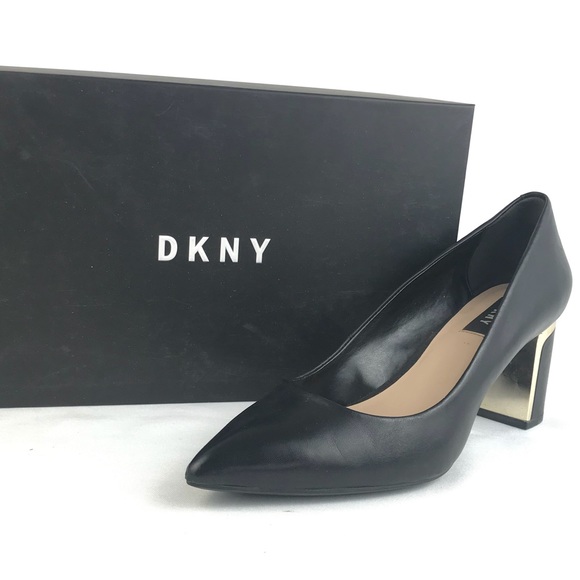 dkny black heels